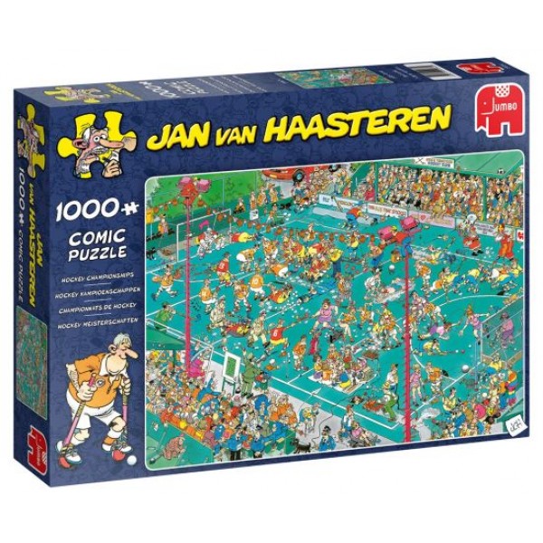 Szalona zabawa na meczu hokeja na trawie, JvH (1000el.) - Sklep Art Puzzle